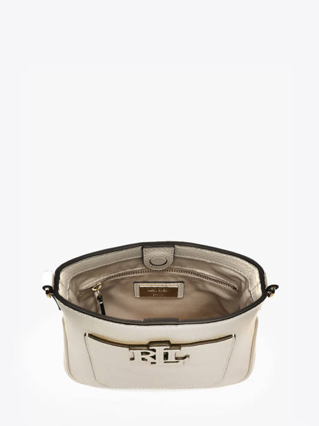 Cross Body Tas Mini Cameryn Leder Lauren ralph lauren Wit cameryn 31982184 ander zicht 3